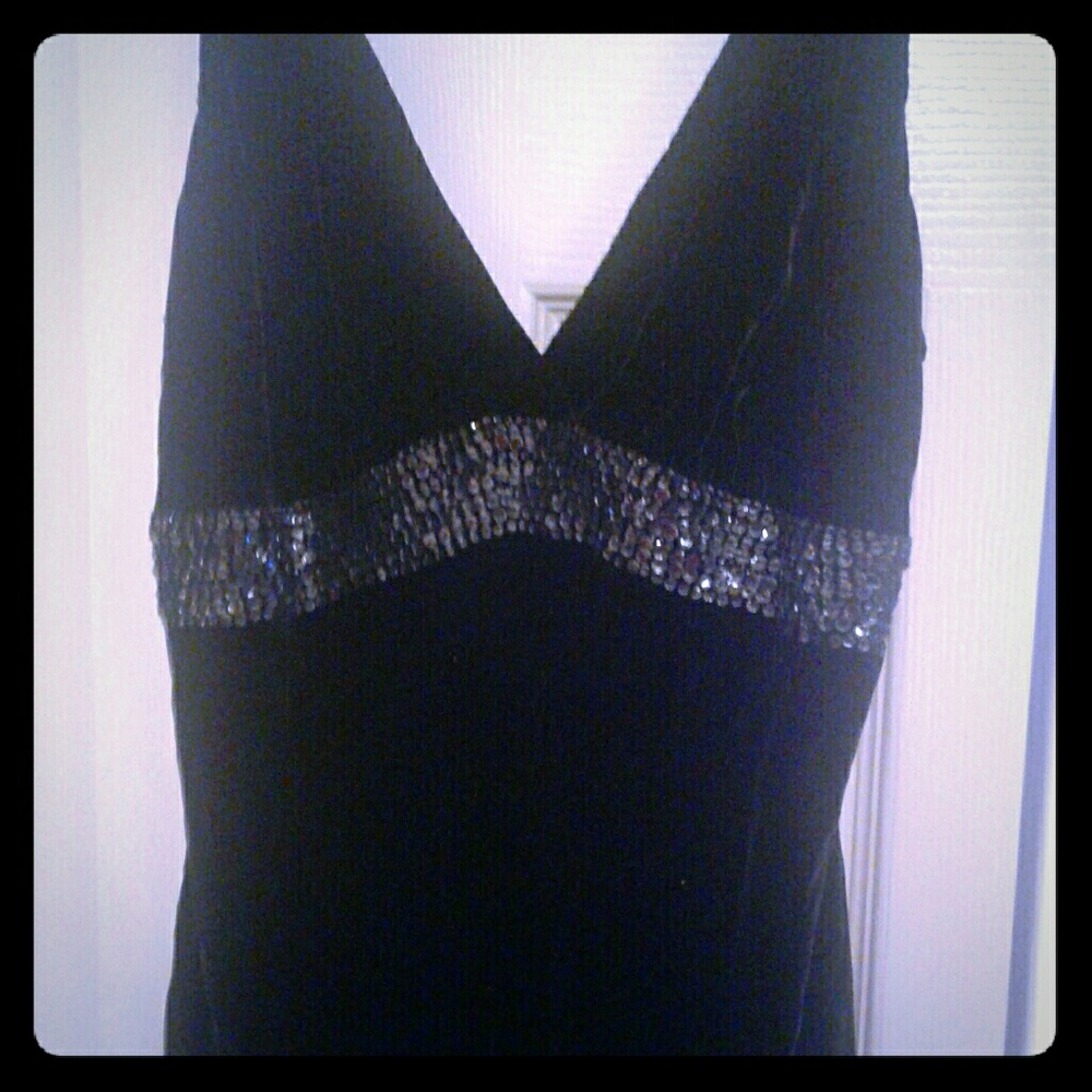 Black V neck Cami by Express